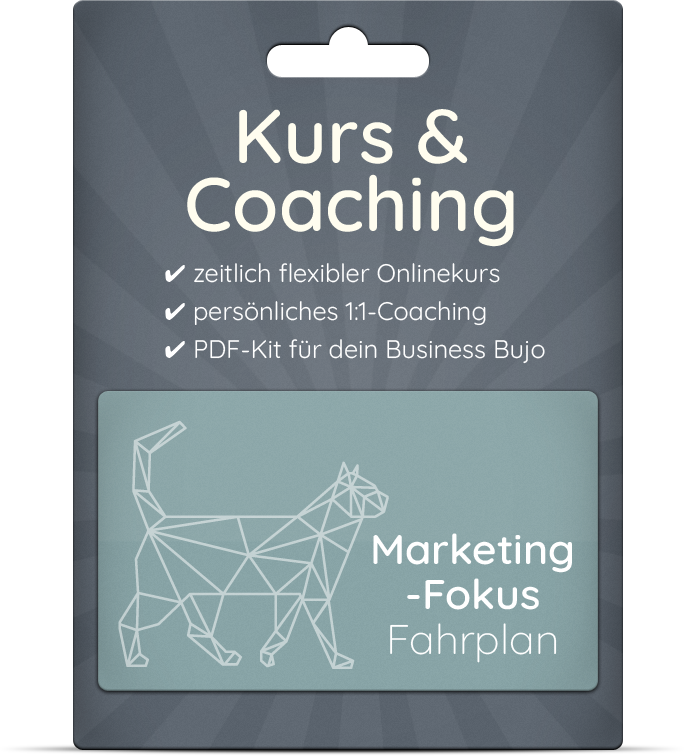 Marketing-Fokus Fahrplan